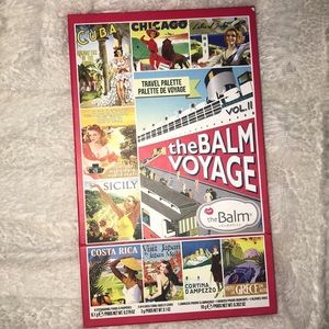 The balm voyage makeup pallets